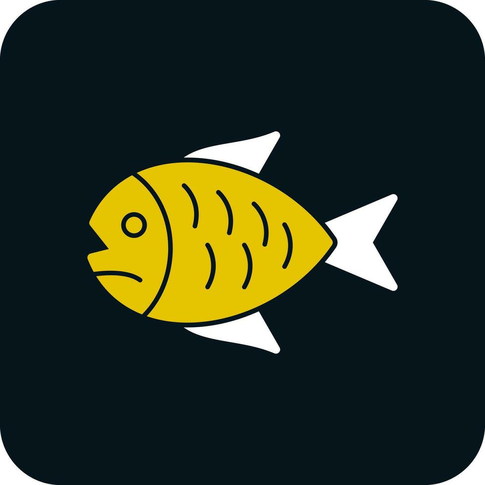 diseño de icono de vector de pescado