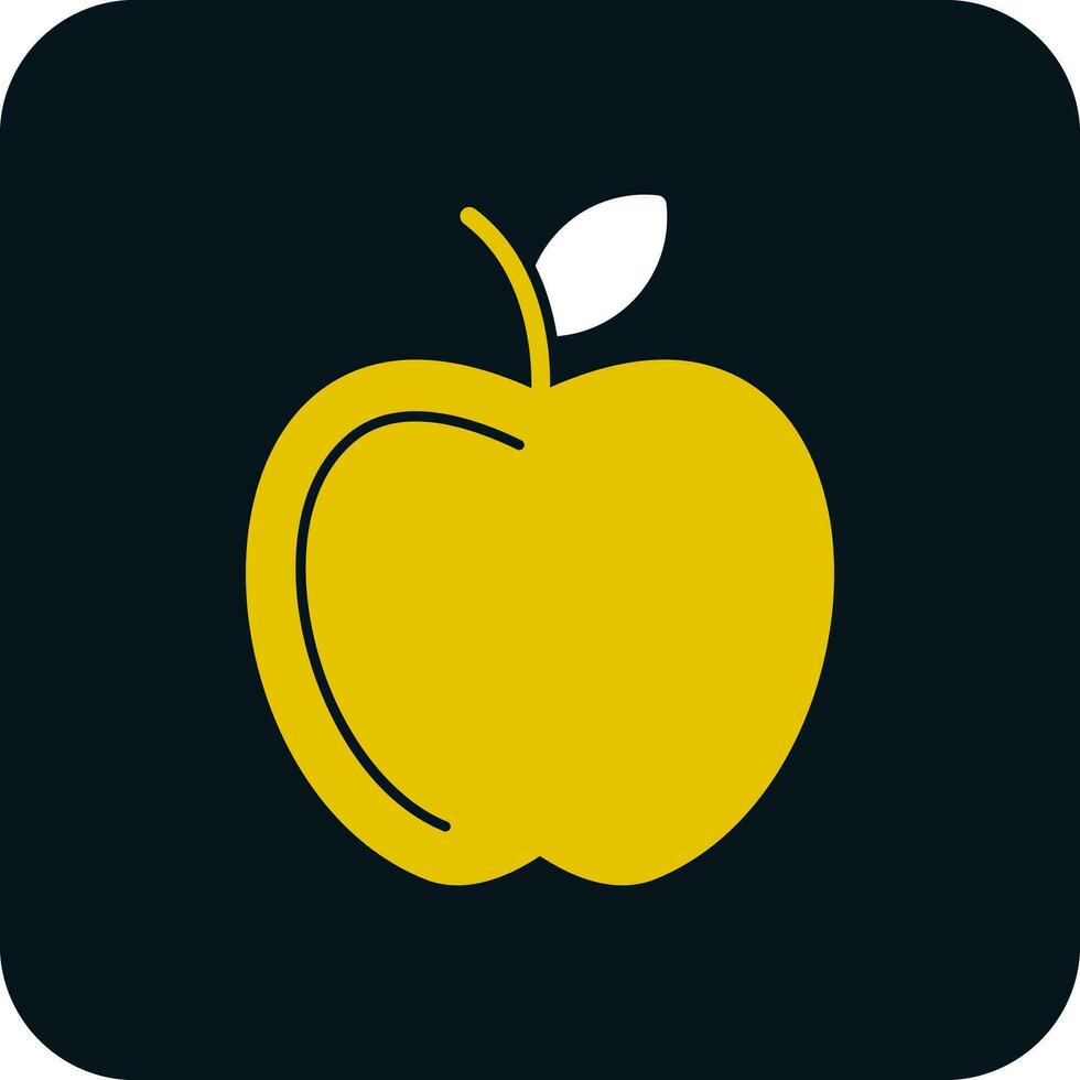 diseño de icono de vector de manzana