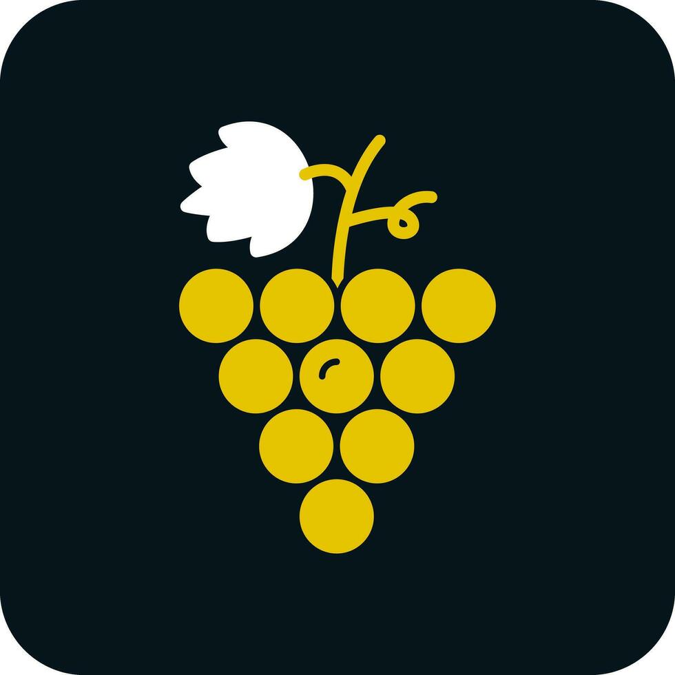 Grapes Vector Icon Design