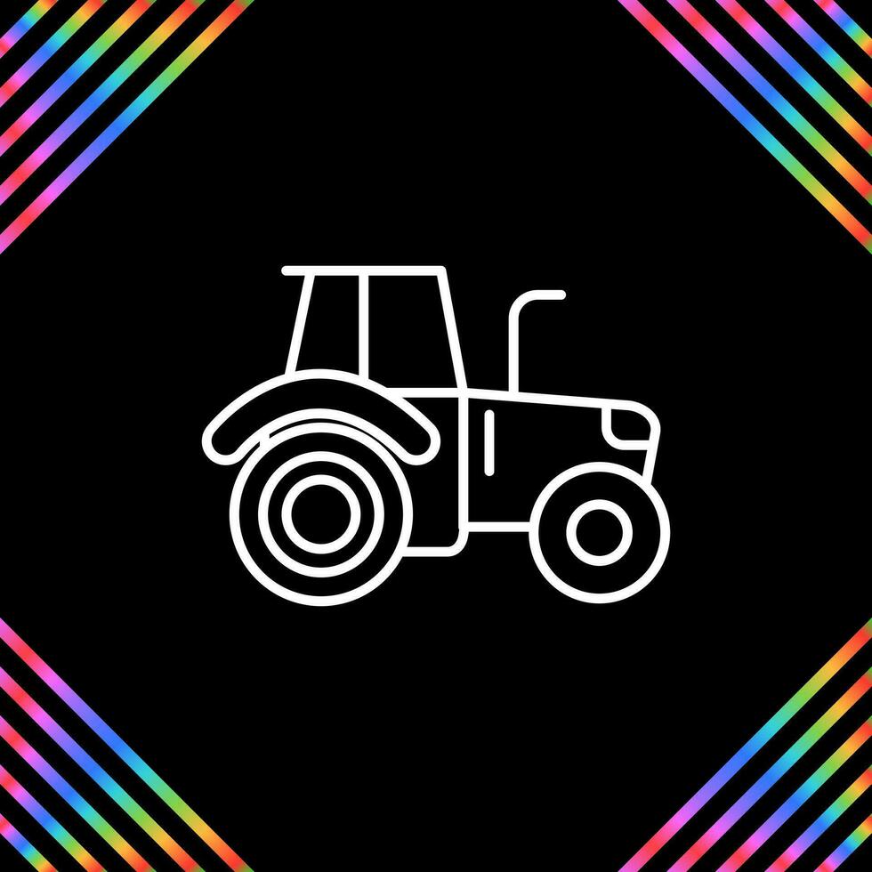 icono de vector de tractor