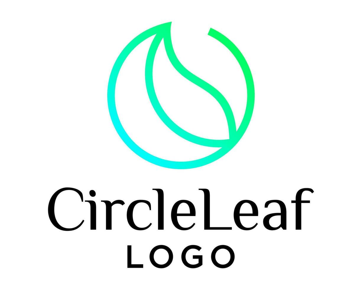 Natural leaf fresh herbal logo design. vector