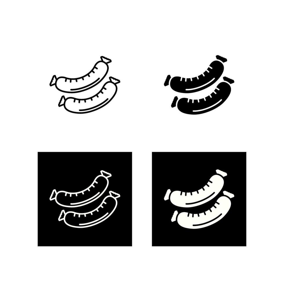 Sausage Vector Icon