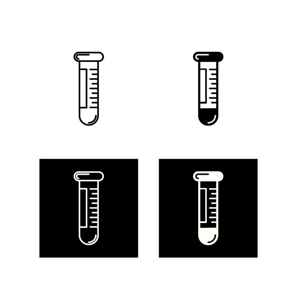 Sample Tubes Vector Icon