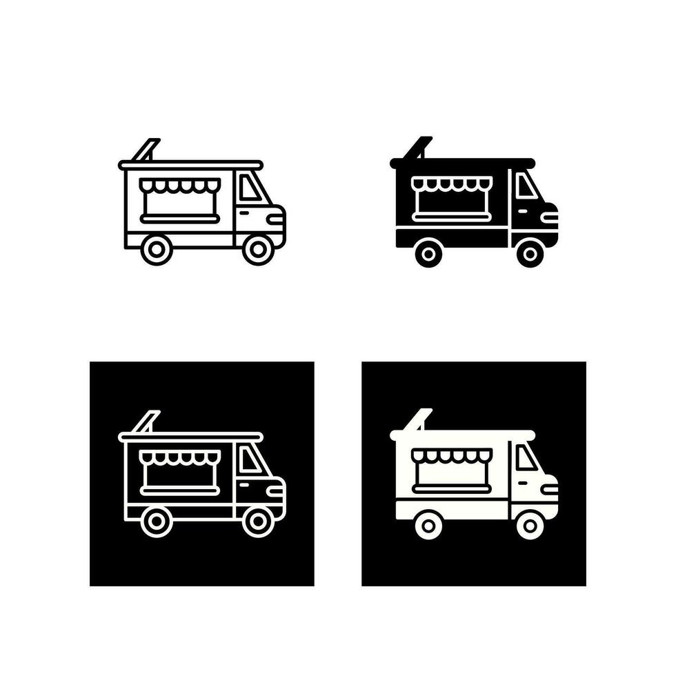 Bakery Truck Vector Icon