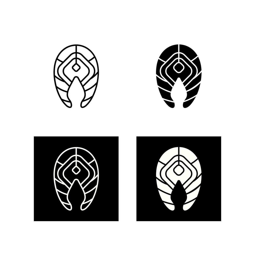 Salmon Vector Icon