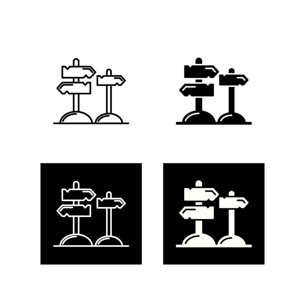 Directions Vector Icon