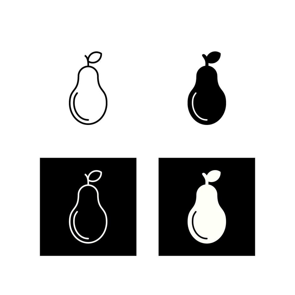 Pear Vector Icon