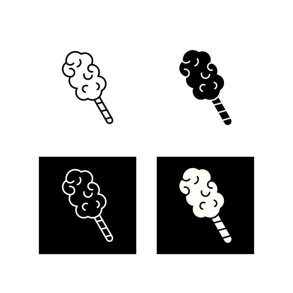 Cotton Candy Vector Icon