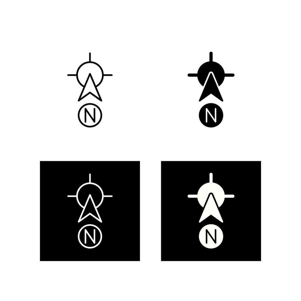 North Vector Icon