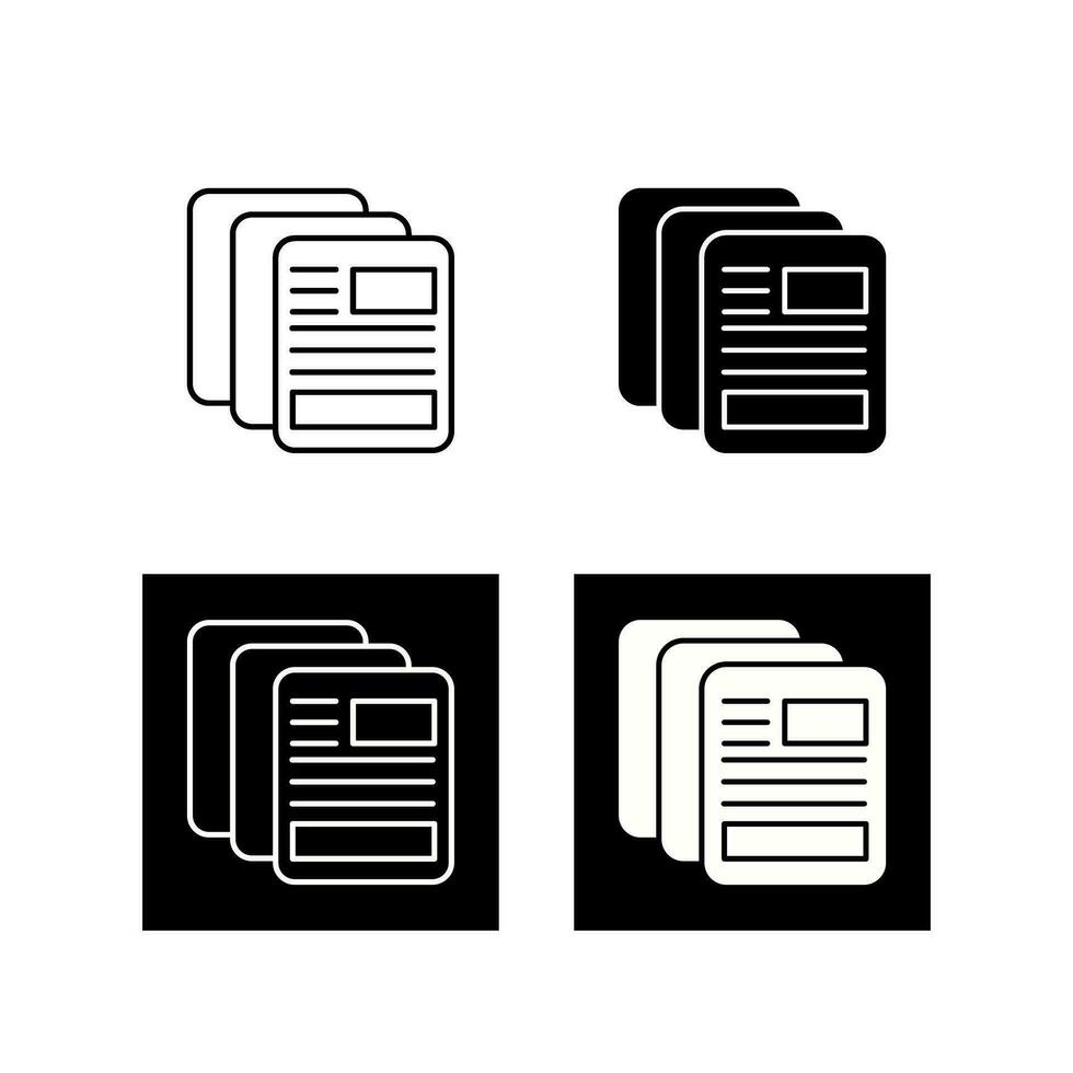 icono de vector de documento