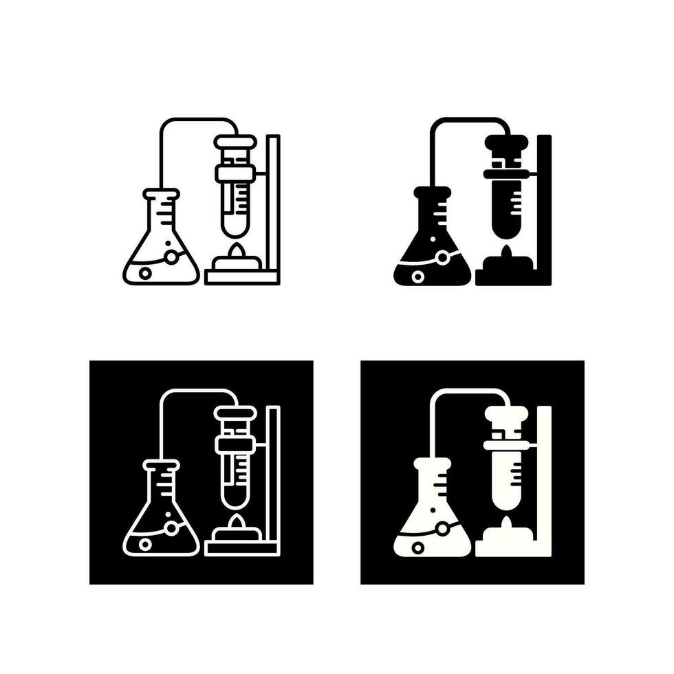 icono de vector de experimento