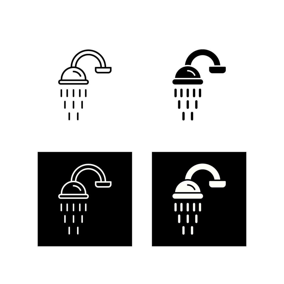 Shower Vector Icon
