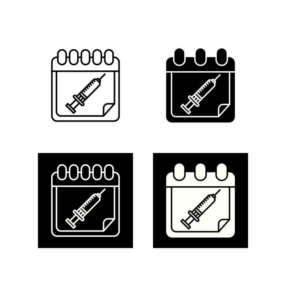 Vaccine Time Vector Icon