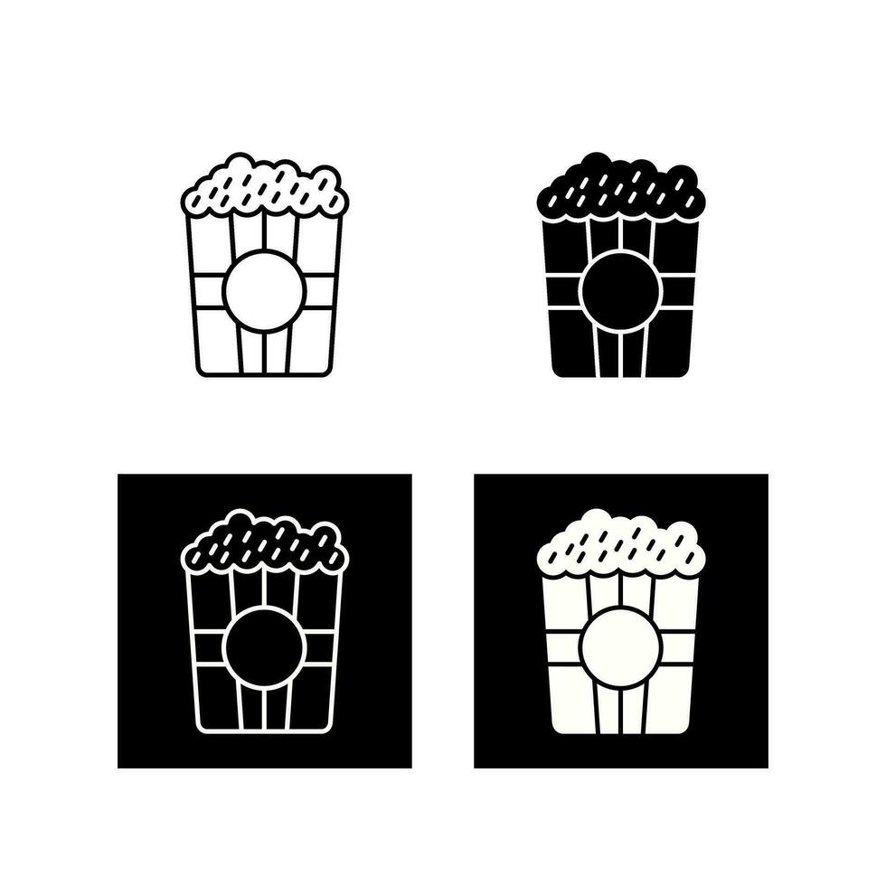 Popcorn Vector Icon