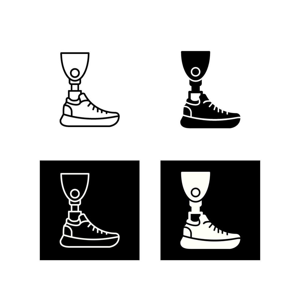 Prosthesis Vector Icon