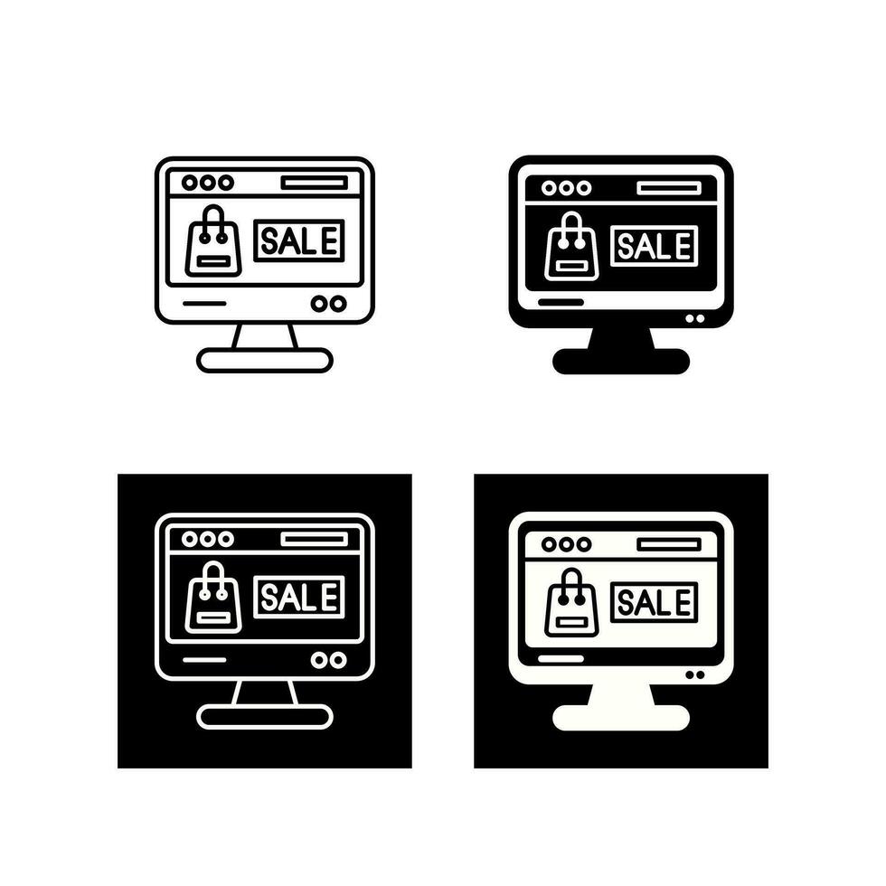 Online Sale Vector Icon