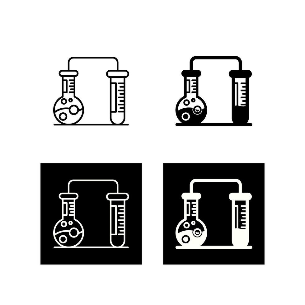 icono de vector de experimento