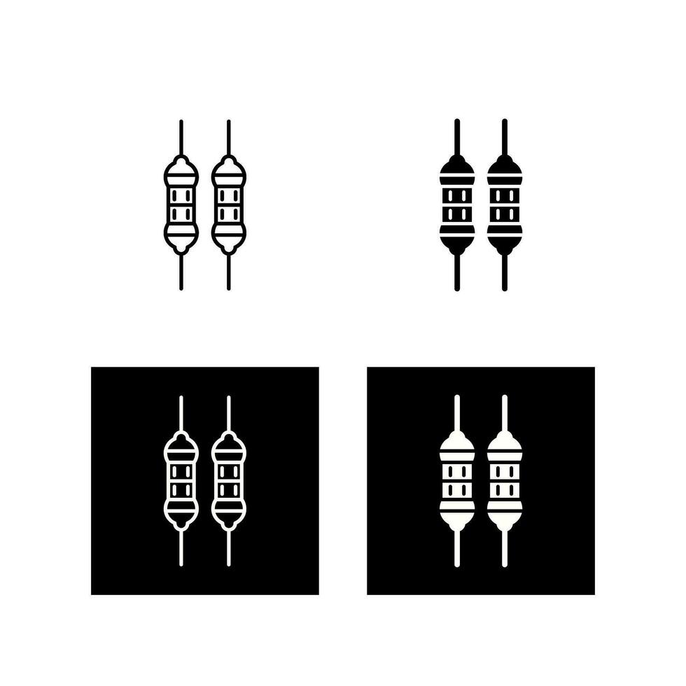 Resistor Vector Icon