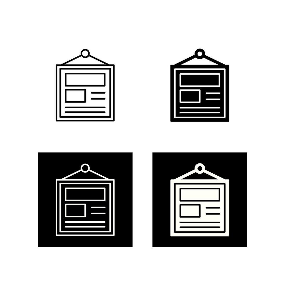 Poster Vector Icon