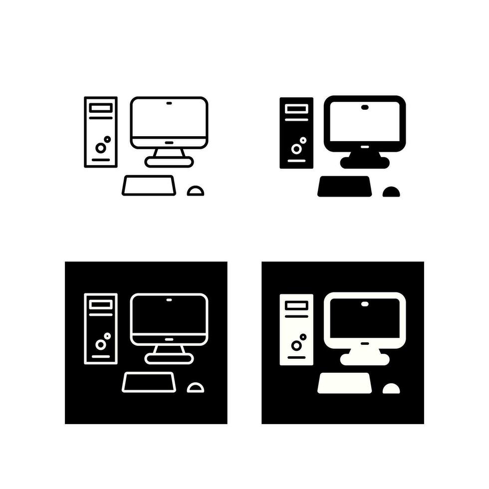 Computer Vector Icon