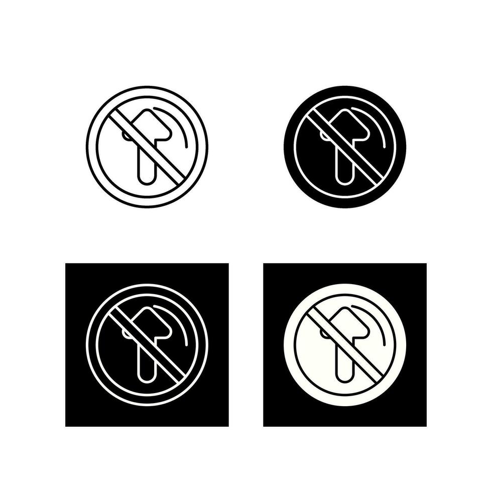 No Passing Vector Icon