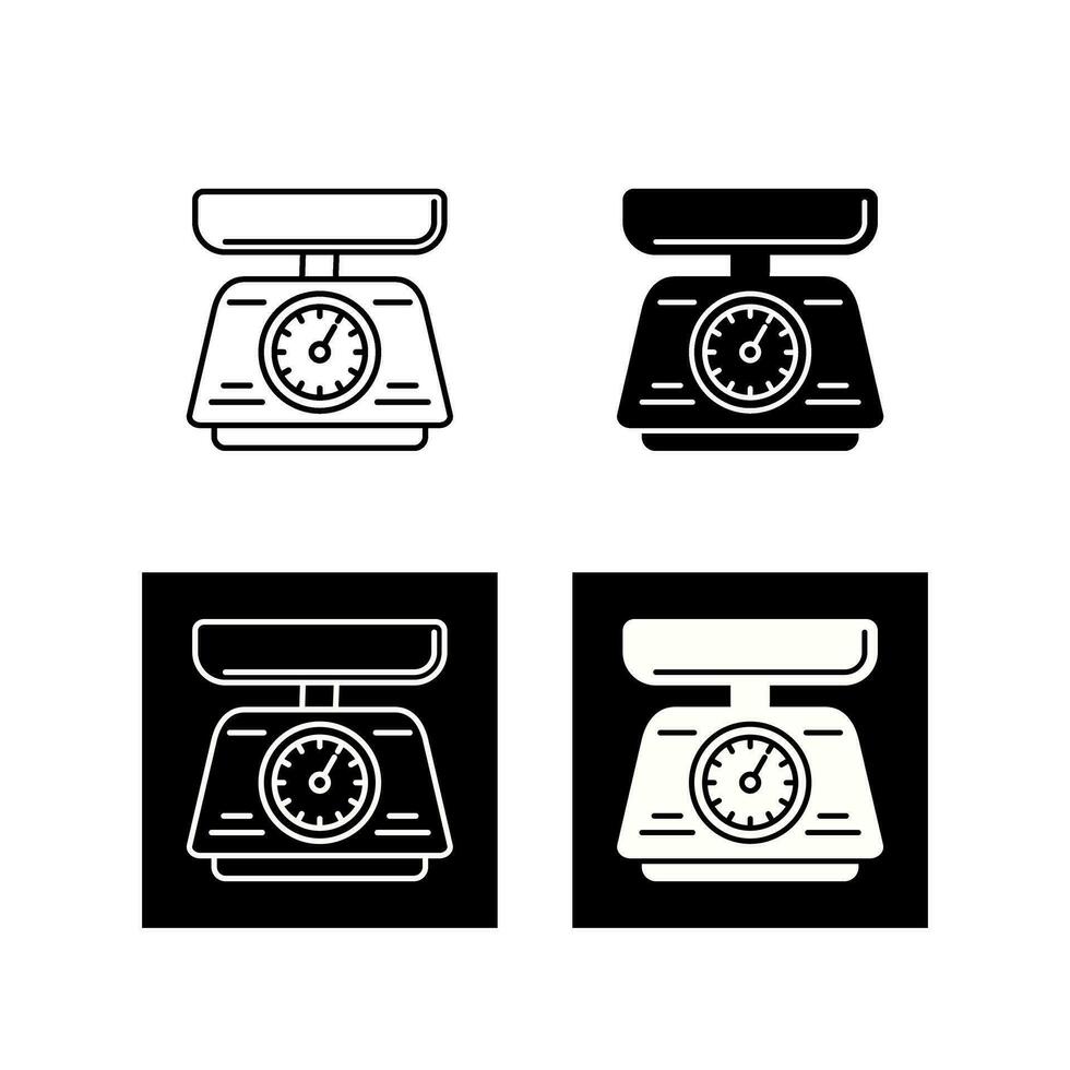 Weight Scale Vector Icon