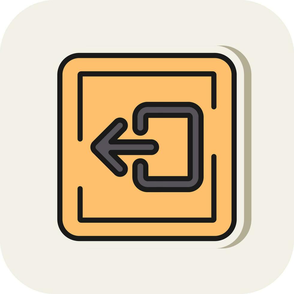 Logout Vector Icon Design