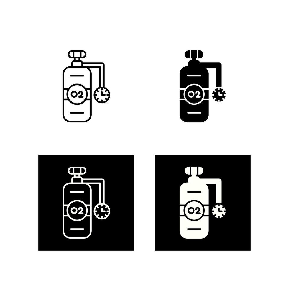 Oxygen Tank Vector Icon