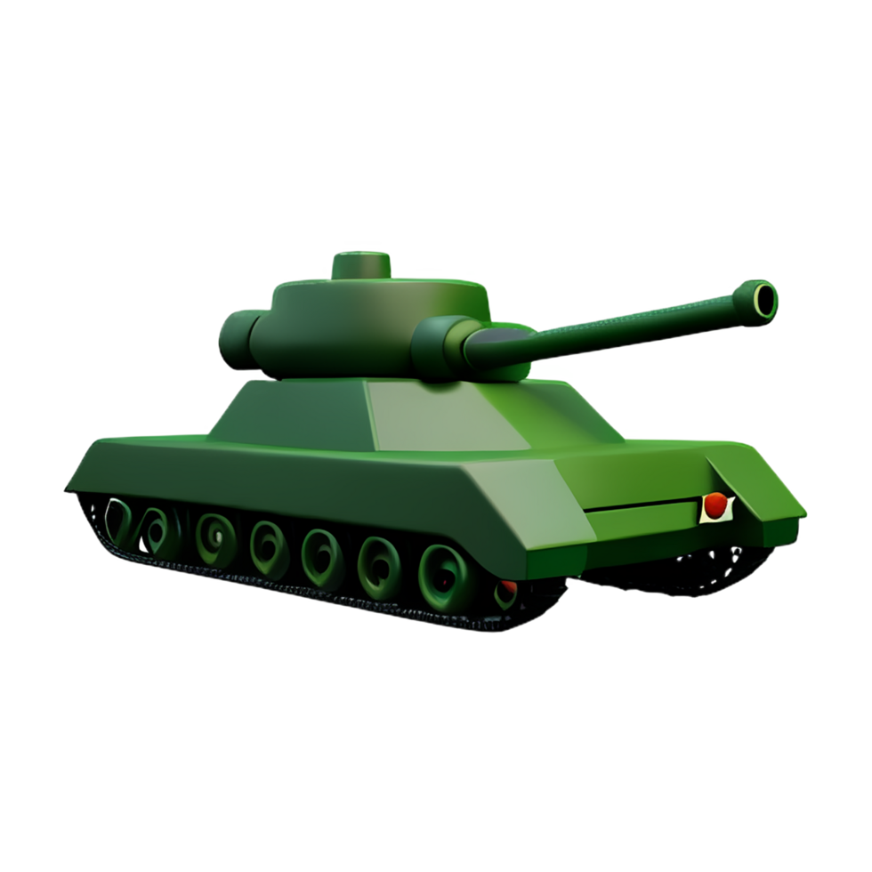 a green army tank on a transparent background png