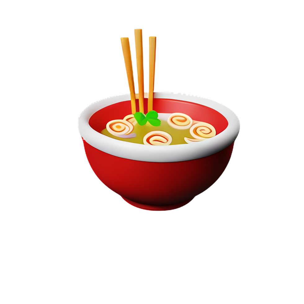 a bowl of ramen with chopsticks on top png