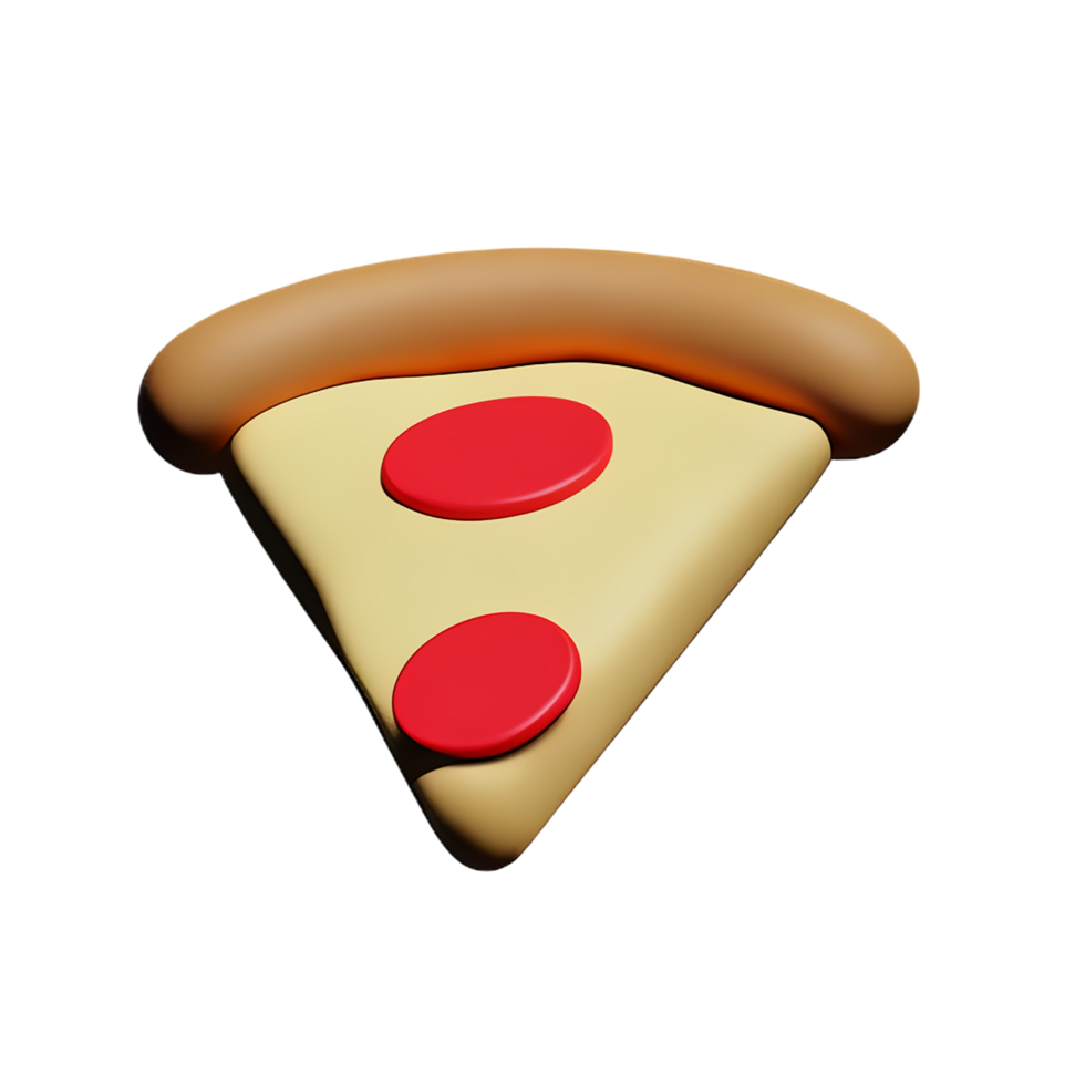 a slice of pizza with red dots on it png