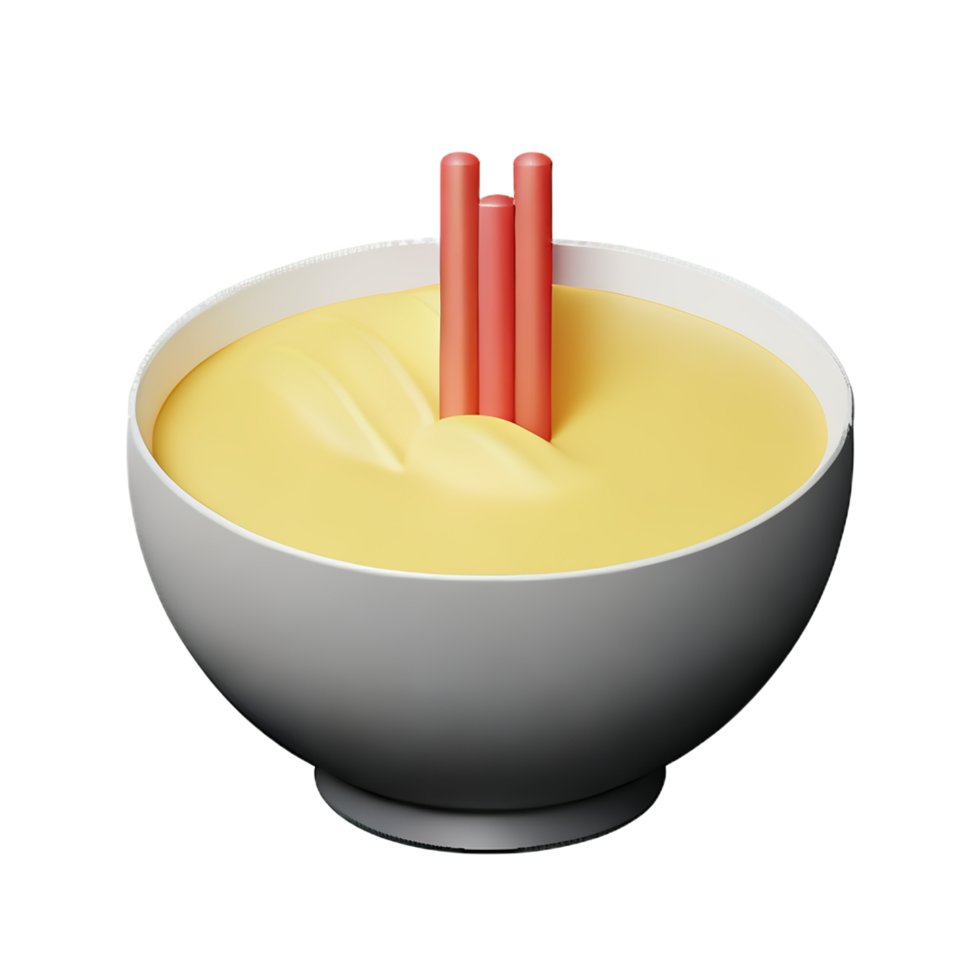 pho food 3d icon png