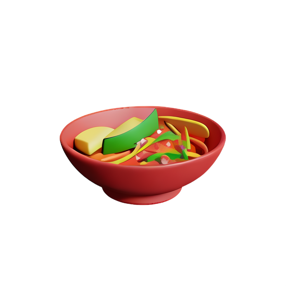 a bowl of noodles with vegetables on it png