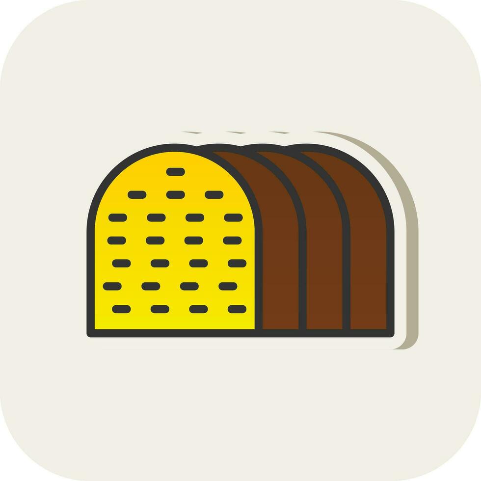 Toast Vector Icon Design
