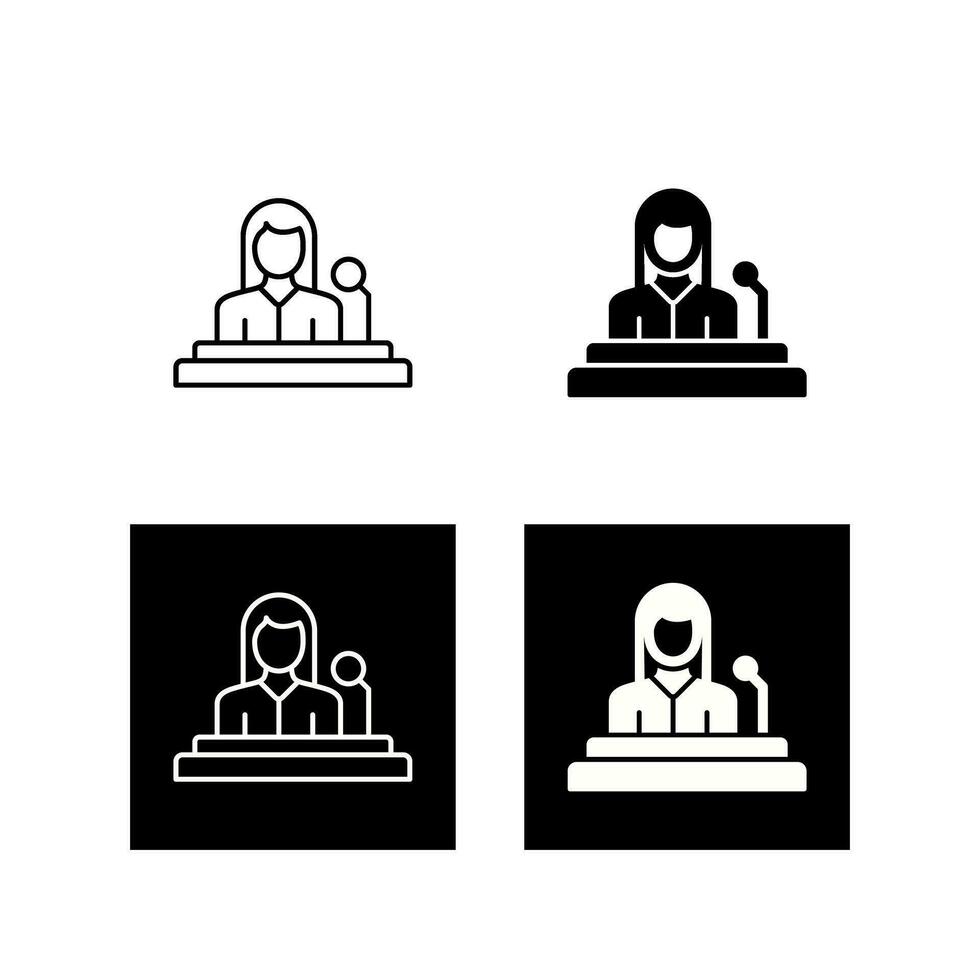 Lectern Vector Icon