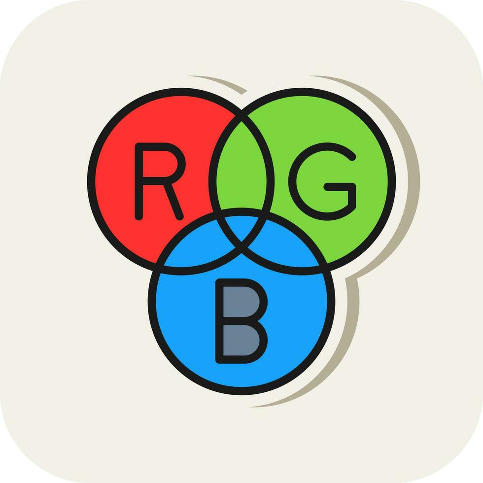 rgb vector icono diseño