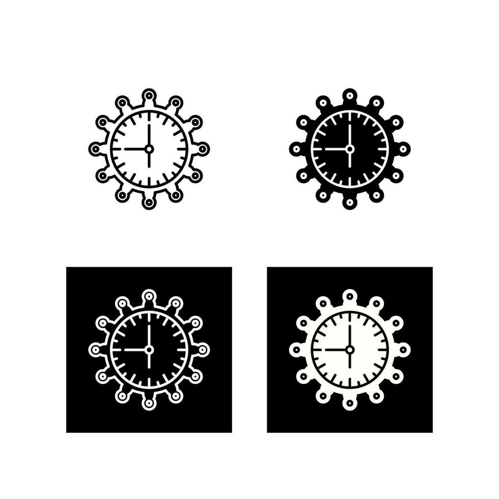 Clock Vector Icon