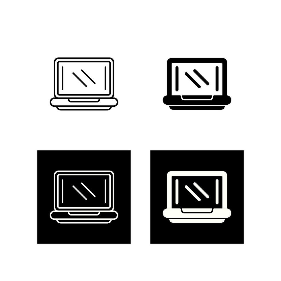 icono de vector de laptop