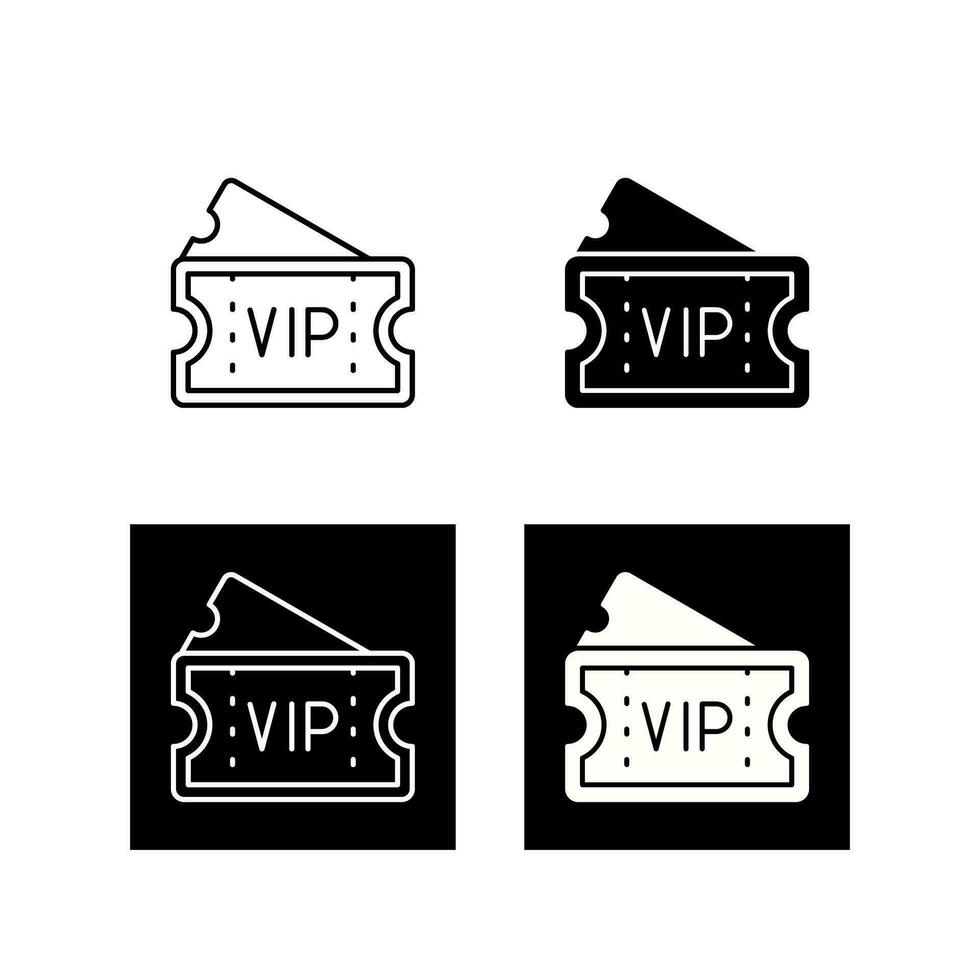 icono de vector de privilegio vip