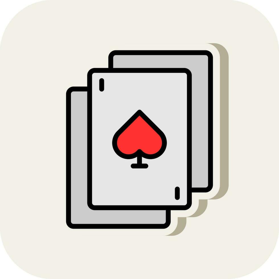 Playing Card  Vector Icon Design