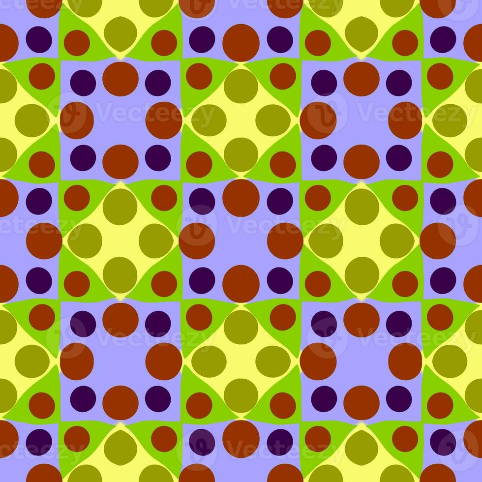 Seamless pattern retro vintage style 90 70s or 80s on Seamless pattern design. photo