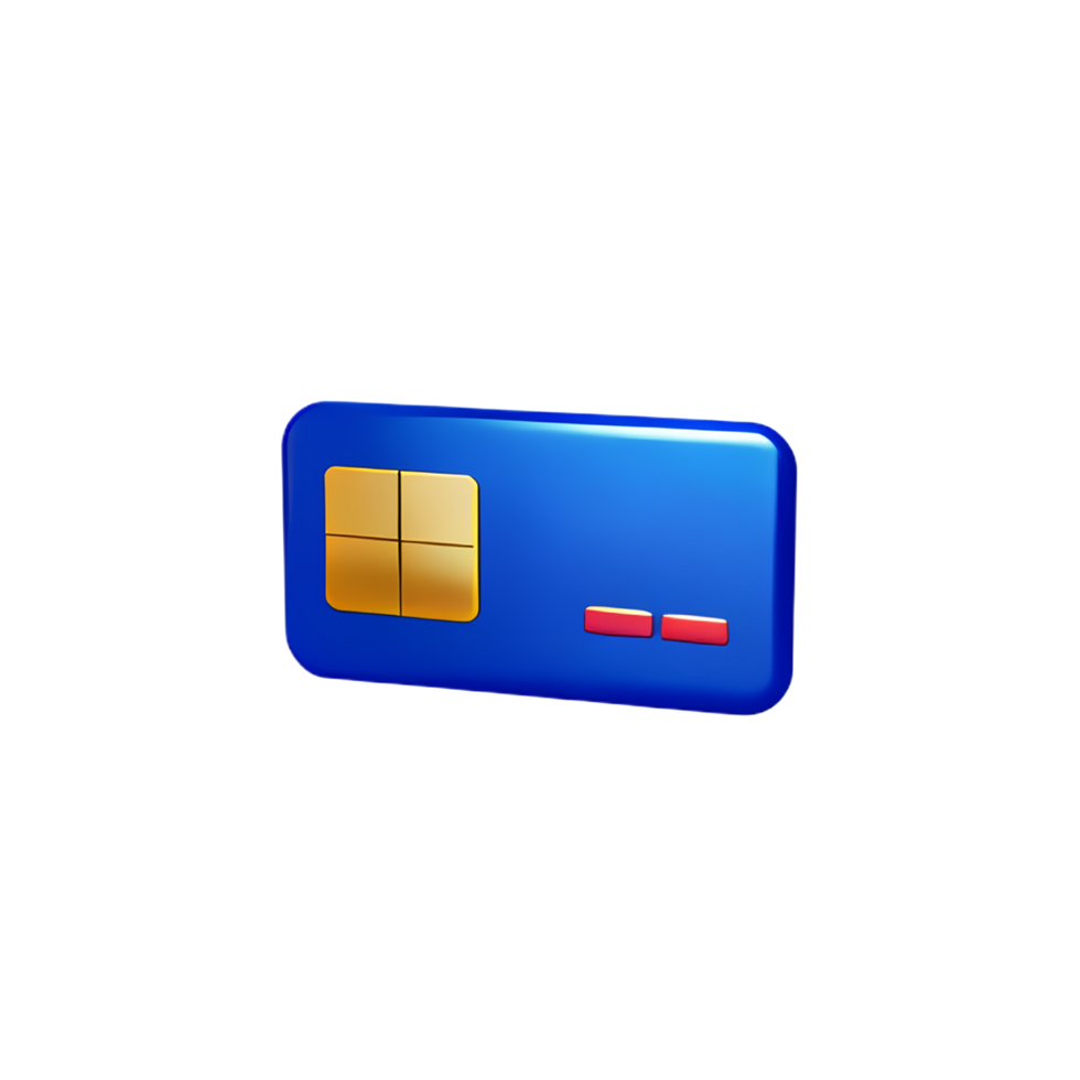 3d icon business payment card reader png