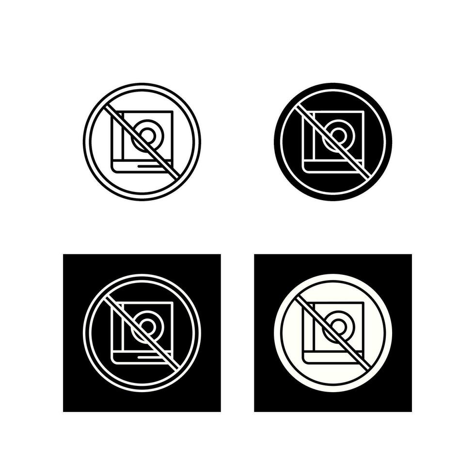 No Education Vector Icon