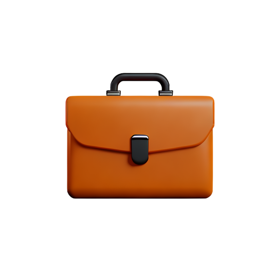 3d icon business empty briefcase png
