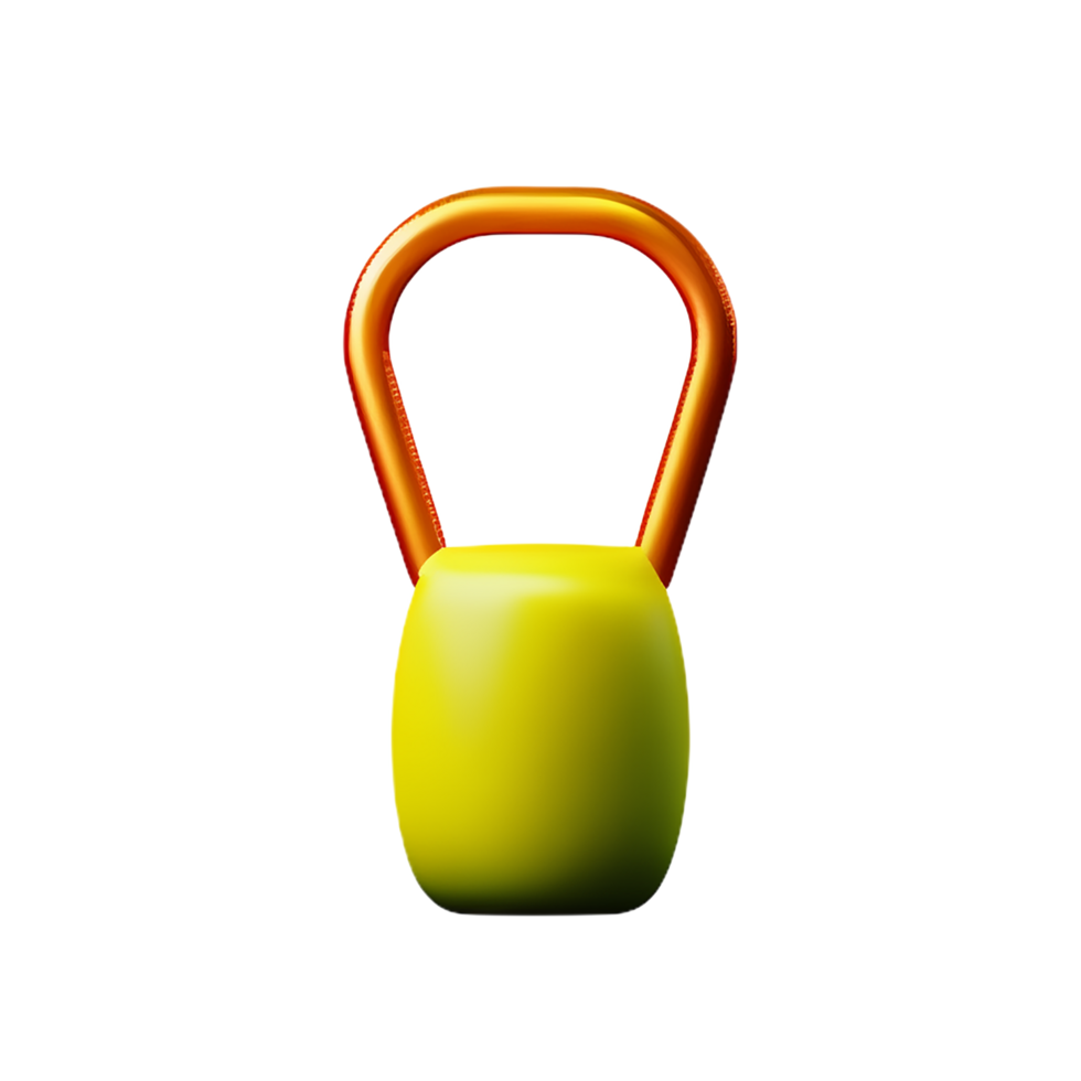 kettlebell 3d gym fitness icon png