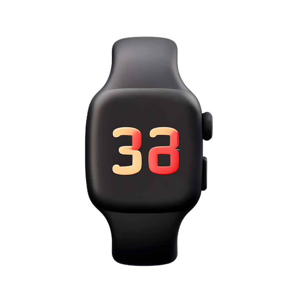 Smart watch 3d gym fitness icon png