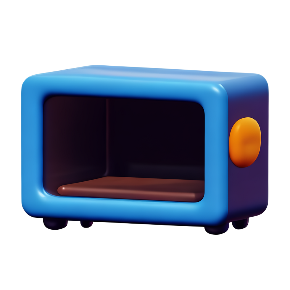 3d illustration oven or microwave png