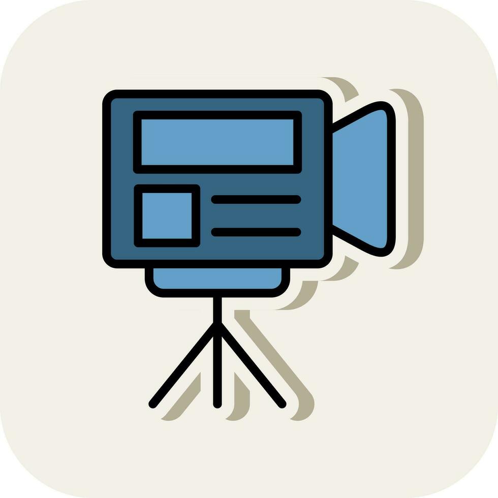 Video Recorder  Vector Icon Design