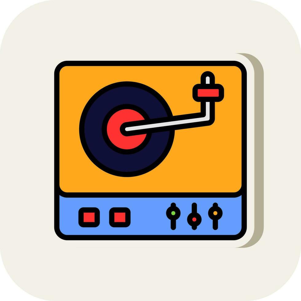 Phonograph  Vector Icon Design