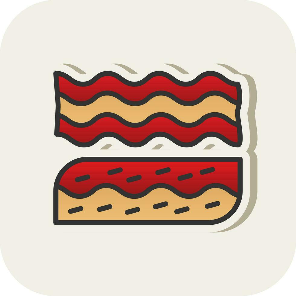 Bacon Vector Icon Design